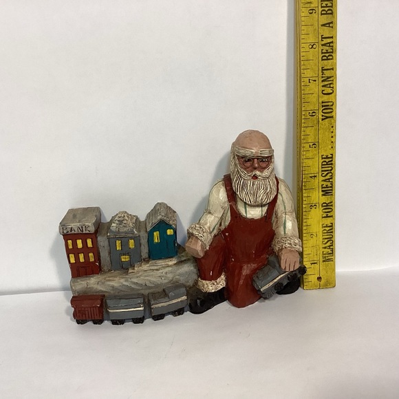 Vintage 80’s  Zimmerman Santa building toys figure, made in Germany - Picture 8 of 9